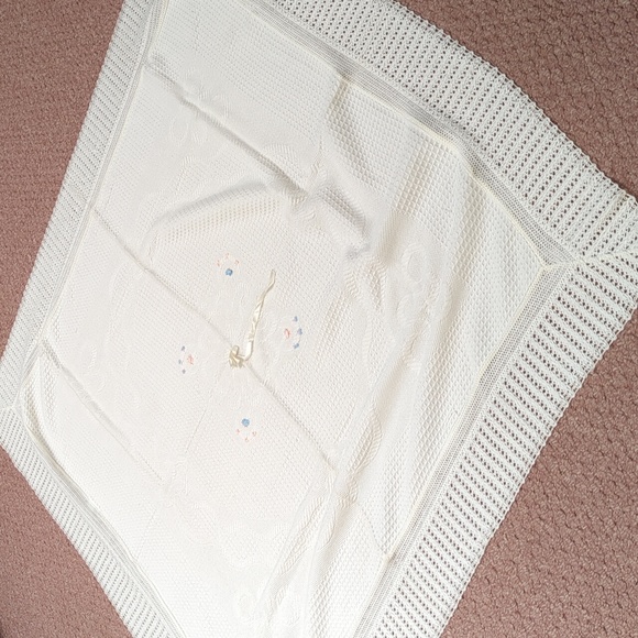 Vintage Christening Blanket - Picture 1 of 6